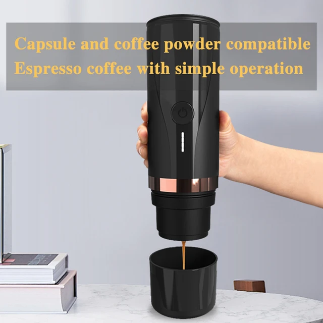 Mini máquina de café portátil PCM00, cápsula de polvo portátil inteligente,  totalmente automática, Usb, OEM de aluminio, enchufe en 5v, 6w - AliExpress