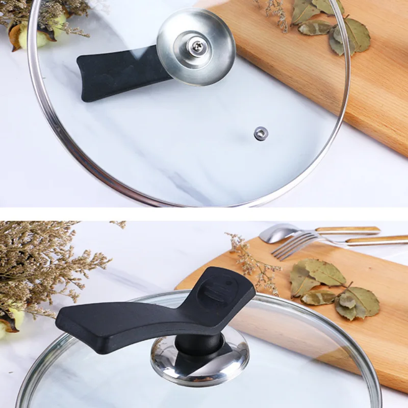 Home Anti scalding Pot Cover Handle Kitchen Accessories Stainless Steel Pot Lid Knobs Universal Replacement Cap Cookware Part pot lid handles
