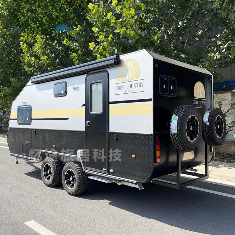 

Fixed trailer RV retro internet famous homestay scenic spot RV family trailer