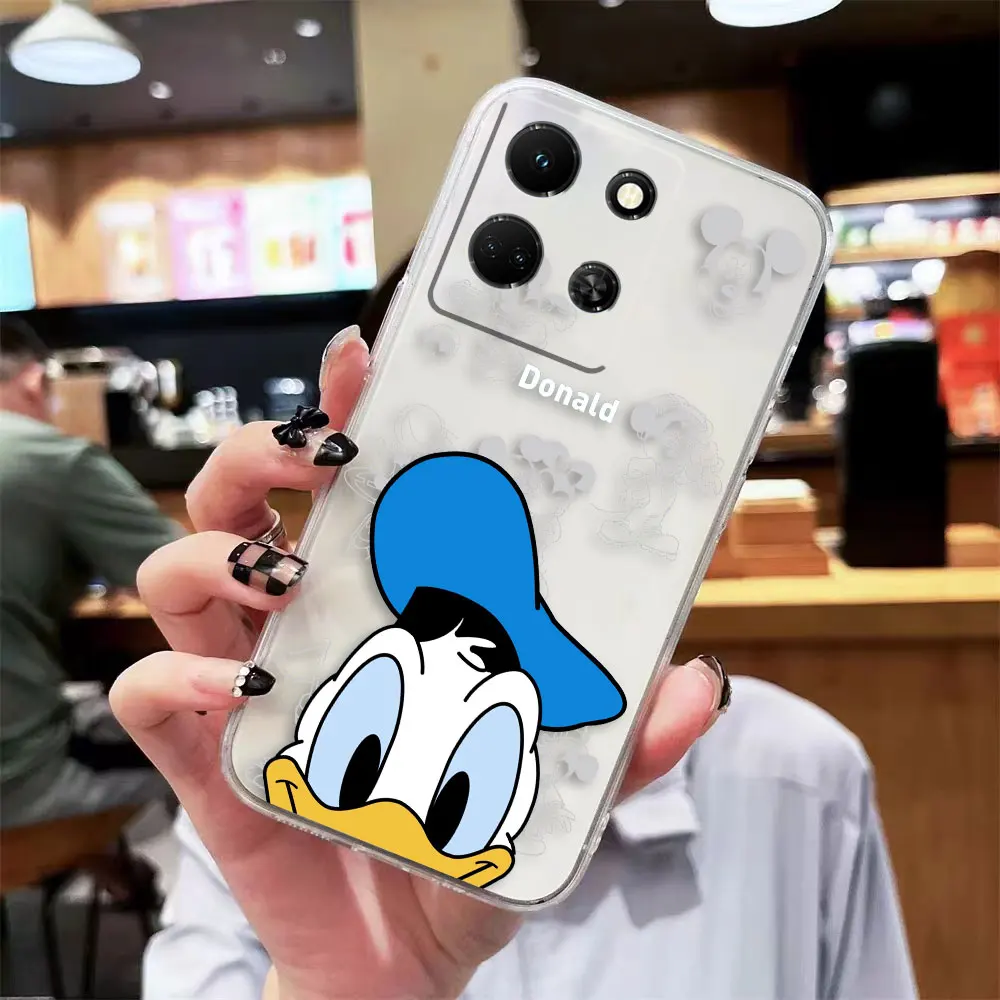 thumbnail image 1 of Clear Phone Case For Infinix NOTE 10 11 12 30 30i SMART 5 6 7 ZERO CAMON 19 20 PRO Case Shell Mickey Minnie Mouse Anime Cartoon, 1 of 5