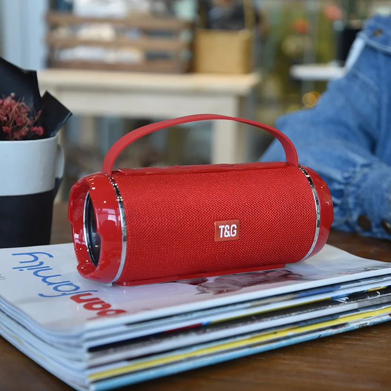 Portable Bluetooth Subwoofer Speaker with Powerful Bass and FM Radio, 10W Sound Box