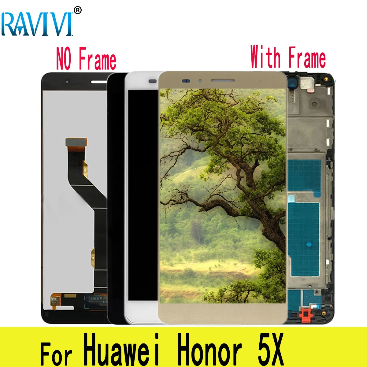 

5.5" 2GB Version LCD For Huawei Honor 5X LCD Display Touch Screen Digitizer Assembly Replacement With Frame For Huawei Honor5X