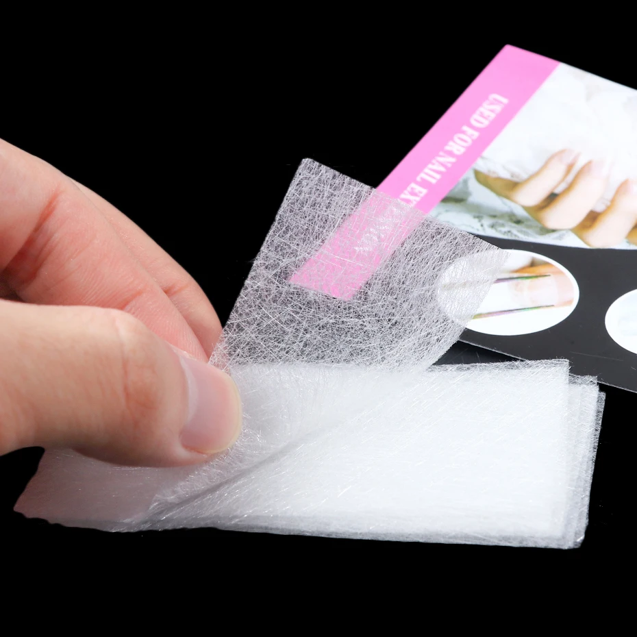 20 Stück Nagelfaser-Set Für Verlängerungen – Weiße Seidenfaser Für Maniküre, Leicht & Fein