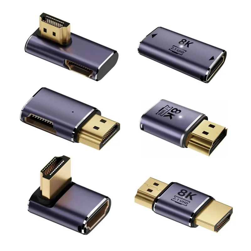 Adaptador Compatible Con Convertidor A Macho, Compatible Con Uhd2.1, Compatible Con 8K, 60Hz, 4K, 120Hz,