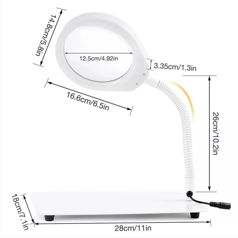 Loupe binoculaire électronique avec éclairage LED, montrant les détails fins d'un circuit imprimé de modélisme.