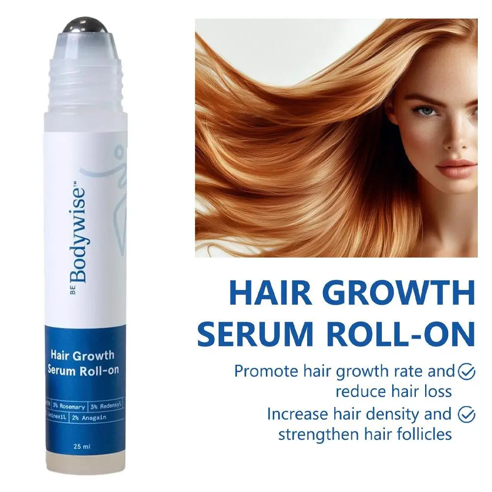Siero per la crescita dei capelli al rosmarino da 25 ml al 3% - Nutrimento profondo del cuoio capelluto Controllo dell'effetto crespo Rafforza le radici dei capelli Olio essenziale per la cura dei capelli - immagine 3