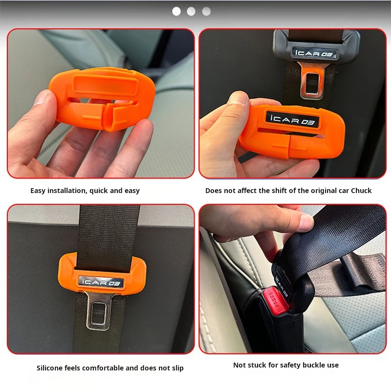 Chery Icar 03 Jaeco 6 J6 2023 2024 EV 벨트 클립, 자동차 부품, 자동차 개조 부품