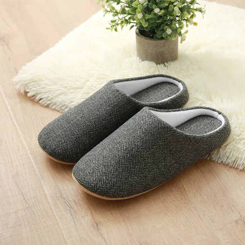 2024 Winter Women Warm Slippers Men Indoor Home Bedroom Flat Slides Couples Casual Plush Non-slip Flip Flops Ladies Soft Sandals 4