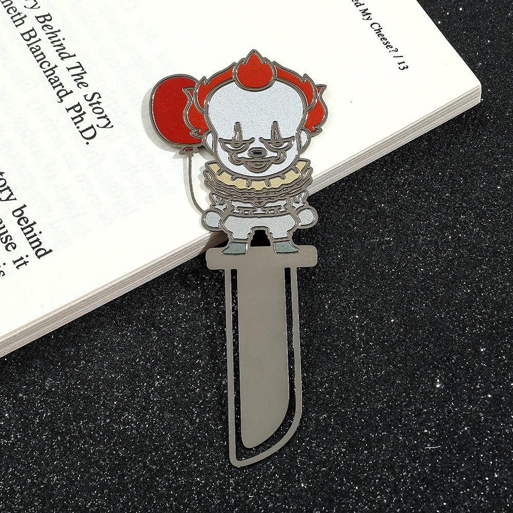 Black Friday Book Marks Paper Clip Metal Bookmark for Movie Fans Collection Gift for Book loves Student Stationery Read Marker