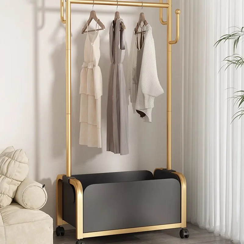 

Boutique Storage Hat Stand Shelf Minimalist Hotel Hallway Entranc Eclothes Hanger Cheap Towel Rack Para Ropa Room Furniture