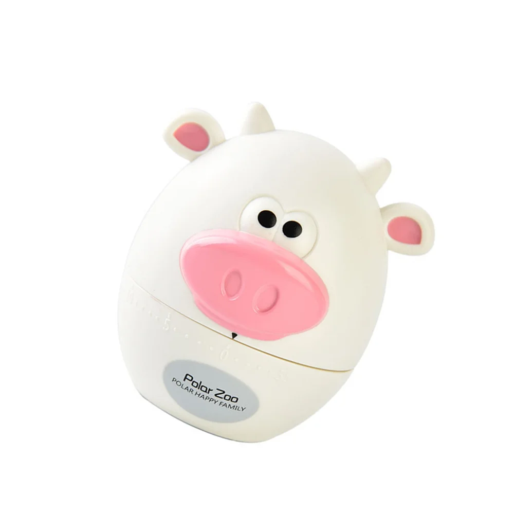 and Simple Cow Shsped Cartoon Kitchen Mechanical Timer for Kitchen Restaurant Cooking Timer Kitchen Timer