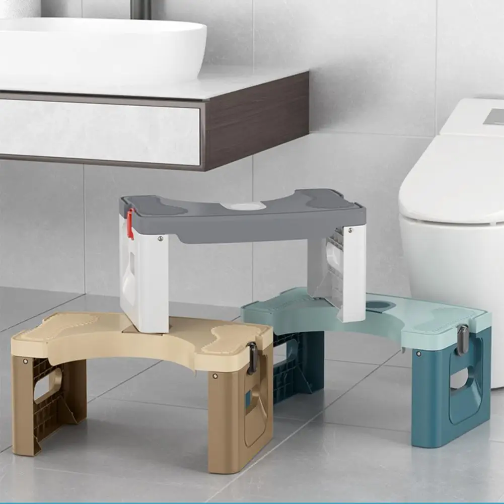 Flying Stool for Toilet Adjustable Flying Stool for Healthy Defecation Non-slip Squat Aid with Versatile Footstool Easy