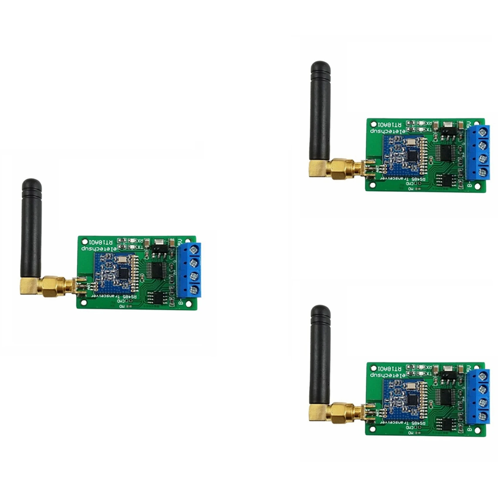 

3X 868M Multifunctional Wireless RS485 Bus RF Serial Port UART Transceiver Module DTU for PTZ Camera PLC Modbus RTU