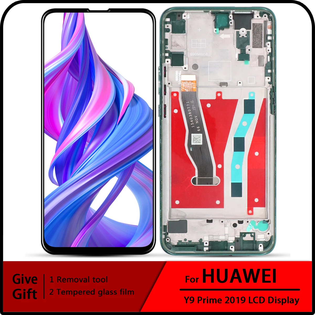 Display Lcd Touch Screen Per Huawei Y9 Prime 6.59/P Smart Z, Display Lcd, Touch Screen, Digitalizzatore, Parti Di Ricambio