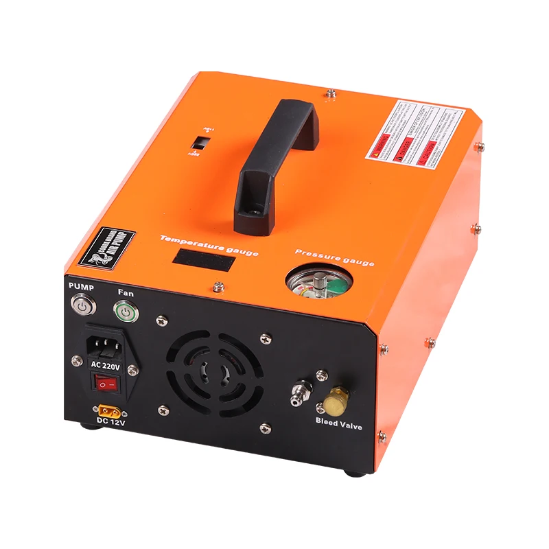 300Bar 220V 110V PCP Air Compressor 4500Psi Pneumatic Rifles High Pressure 12V Vehicle Mounted Pump 30MPA Scuba Diving Shooting — view 2