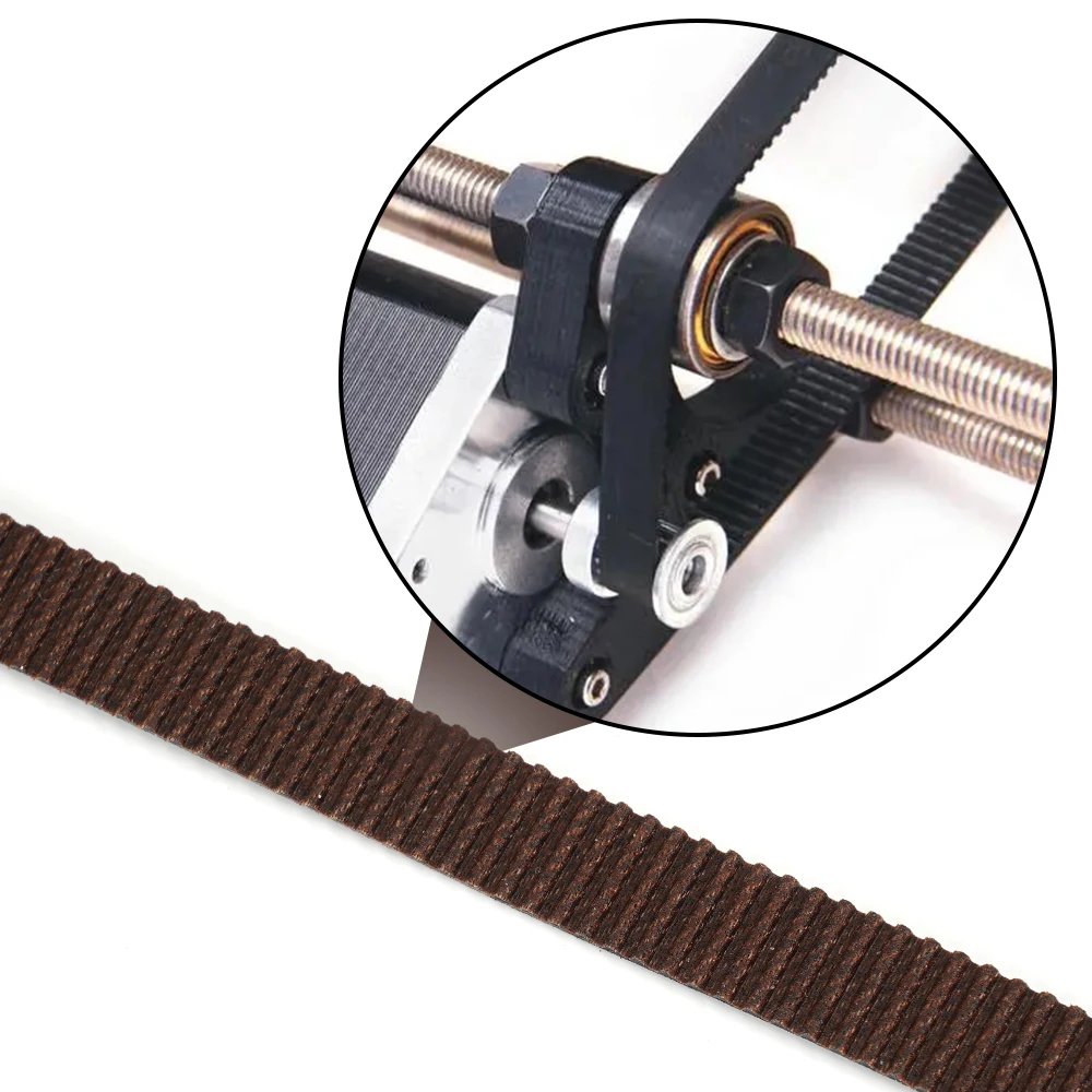 MEGA 3M LL 2GT 벨트 고무 오픈 타이밍 동기 벨트 GT2 6mm 9mm 3D 프린터 부품 고온 저항