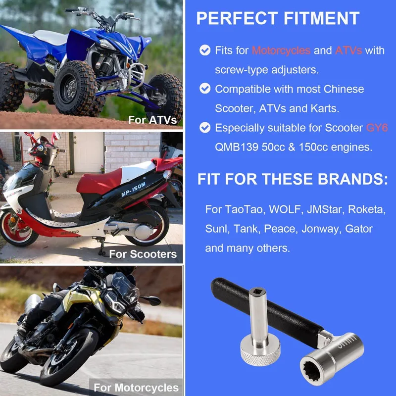 Valve Clearance Adjustable Wrench, For Motorcycles ATVs