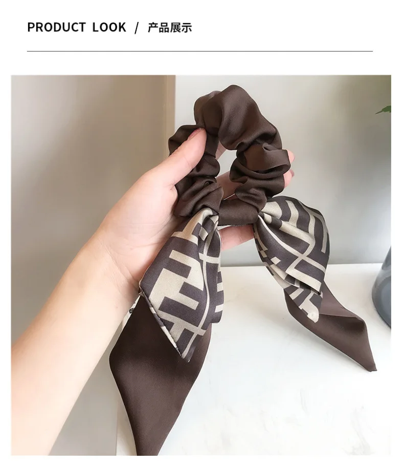 hair clips for women South Korea 2022 Spring New Bow Ladies Hair Tie Large Temperament Head Rope Elegant Streamer Boutique Head Accessories Wholesale Women's Hair Accessories