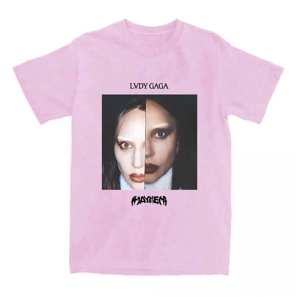 Lady Gaga Mayhem Album T-shirt 2025 Hip Hip Unisex Streetwear
