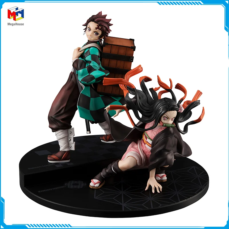 

In Stock Megahouse GEM Demon Slayer Kamado Nezuko Tanjirou New Original Anime Figure Model Toy Action Figure Collection Doll PVC