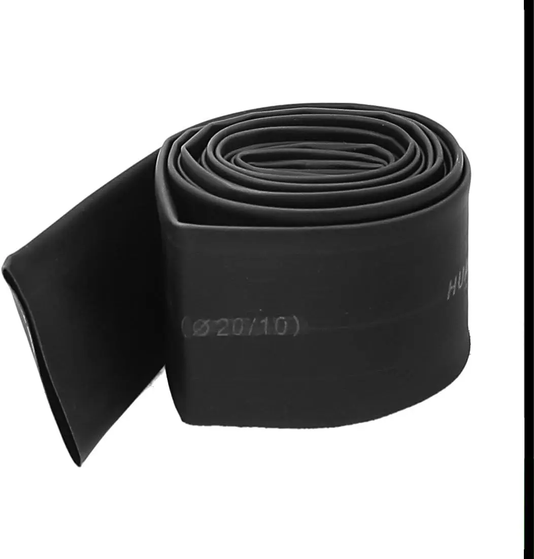 

1.5M 20mm Dia Ratio 2:1 Heat Shrink Shrinking Tube Black