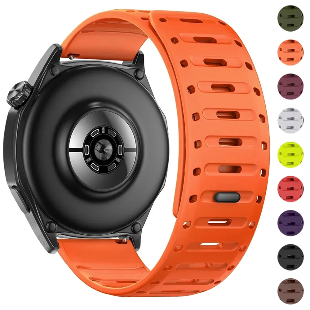 Silicone Magnetic Strap 22mm Band Bracelet