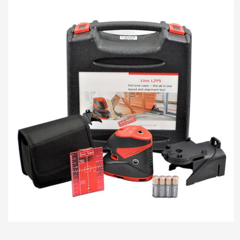 

Лазерный уровень Lino L2P5, Лазерная линия и точечный Лазер и приемник, пластиковые коробки