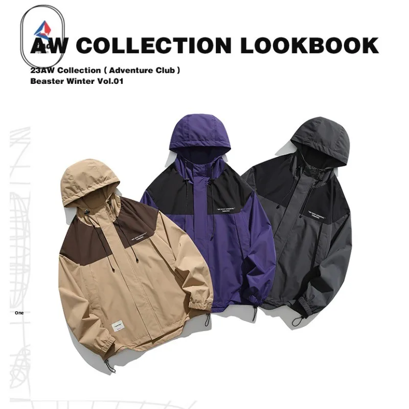 Mountain Waterproof Windproof Jacket 2025 Outdoor Hiking Camping 3Layer Breathable Tech Shell Coat Lightweight Trekking Gear