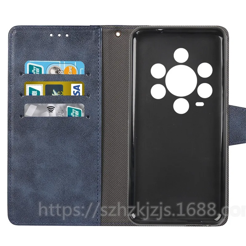 Premium Metal Buckle Retro Leather Back Case Cover - Rugged Phone Accessories