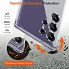 Clear Silicone Phone Case For Samsung Galaxy S24 Ultra S25 S23 S22 S21 FE Plus A53 A34 A54 5G Shockproof Bumper Soft Back Cover 5