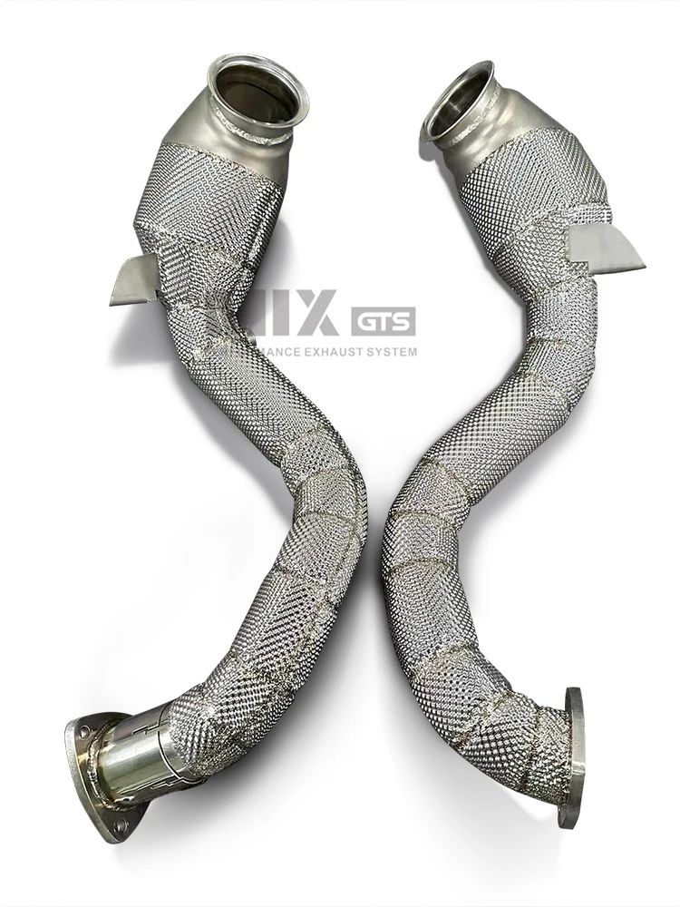 

Aston Martin Vantage Coupe 4.0T High Performance Exhaust Lower Pipe 2019-2022 Front End Exhaust Pipe Downpipe