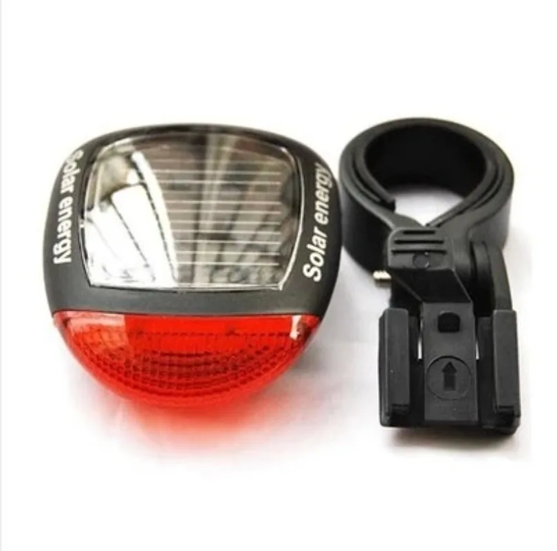 Rear Light Bicycle Lamp Cycling Safety Solar Power Energy Taillight Rechargeable Usb 2led Bike Accessories Warning Light