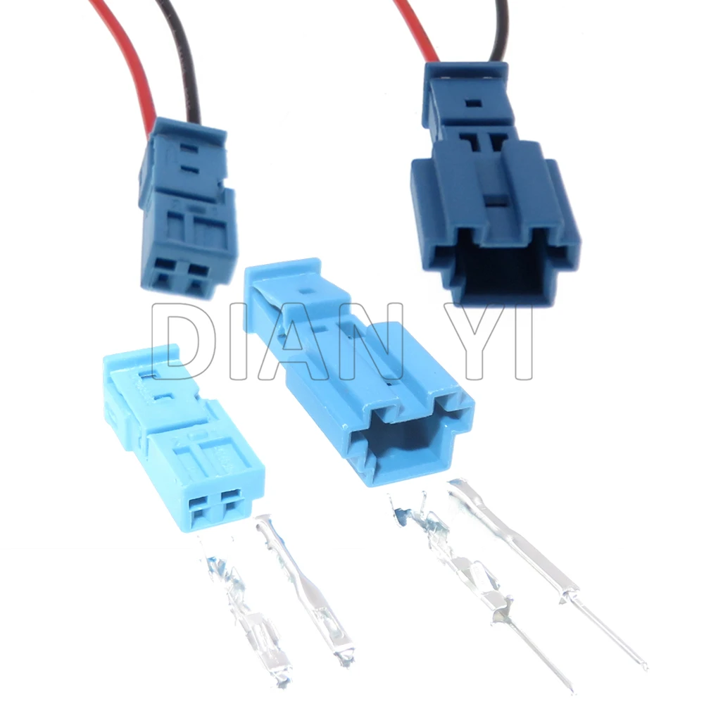 1 Set 2 Way Car Tweeter Plastic Housing Wiring Harness Socket For Bmw 9-1452577-1 9-968554-1 9-968554-1A 8-1452577-1A B-14525-1