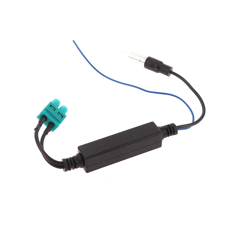 Vehicle Signal Aerial FM Radio Antenna Male Dual Amplifier Adapter For Volkswagen Audi Cayenne Car Accessories