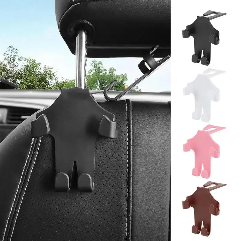 

Car Seat Headrest Hook 2 In 1 Vehicle Back Seat Headrest Hangers Phone Holder Hanger Auto Headrest Hook With Mobile Phone Holder