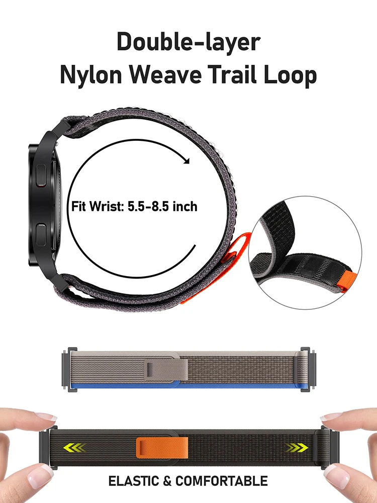Trail Loop Coorea Bracelet – Versatile 20mm & 22mm Watch Band