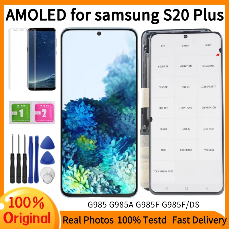 Samsung Galaxy S20 Ultra LCD scherm - Display wit – Snelle telefoon- en Samsung Galaxy S20 Ultra LCD scherm - Display wit – Snelle telefoon- en