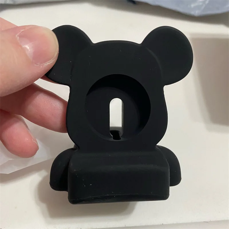 For Apple Watch Series 8 7 6 SE 5 4 Silicone Charger Stand Desk Holder Bracket For iWatch 41mm 45mm 44mm 42mm 40mm 38 Accessorie