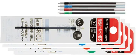 톰보우 BR-CL 0.7mm 볼펜 리필 일본산