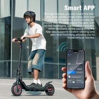 Trottinette électrique iScooter i9M 500W pour adultes, 36V 7.5Ah, vitesse maximale 35 km/h, application compatible, autonomie 30 km, trottinette urbaine 6