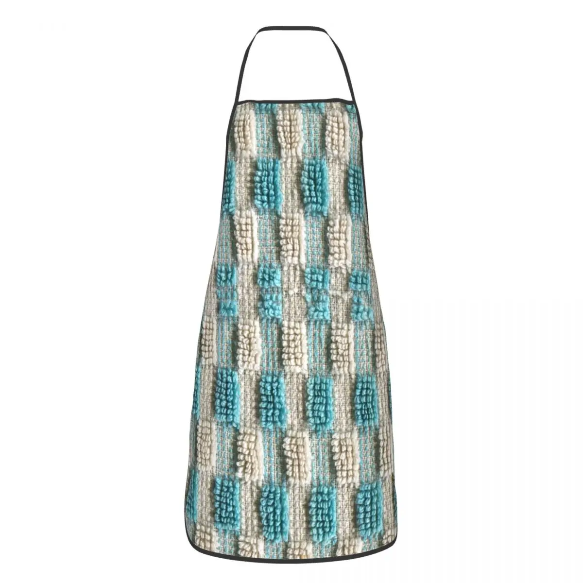 

Blue Cotton Apron Unisex Waterproof Garden Bib Polyester Cuisine Cooking Tablier