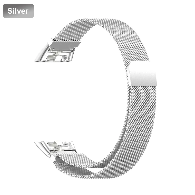 Milanese Magnetic Loop Metal Strap with TPU Case & Screen Protector Film