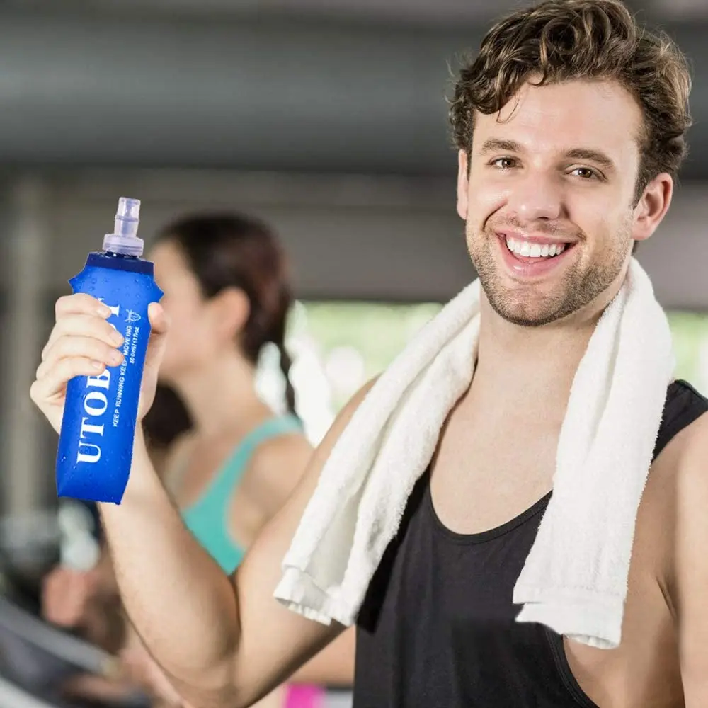 Portable Water Bottle UTOBEST Soft Flask Running Collapsible Water Bottles BPA PVC Free