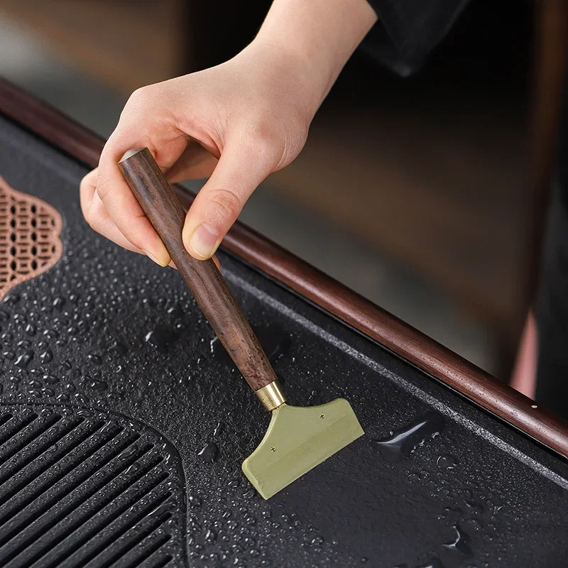 Silicone tea brush tea table scraper accessories drainer tray brush kung fu set ceremony accessories