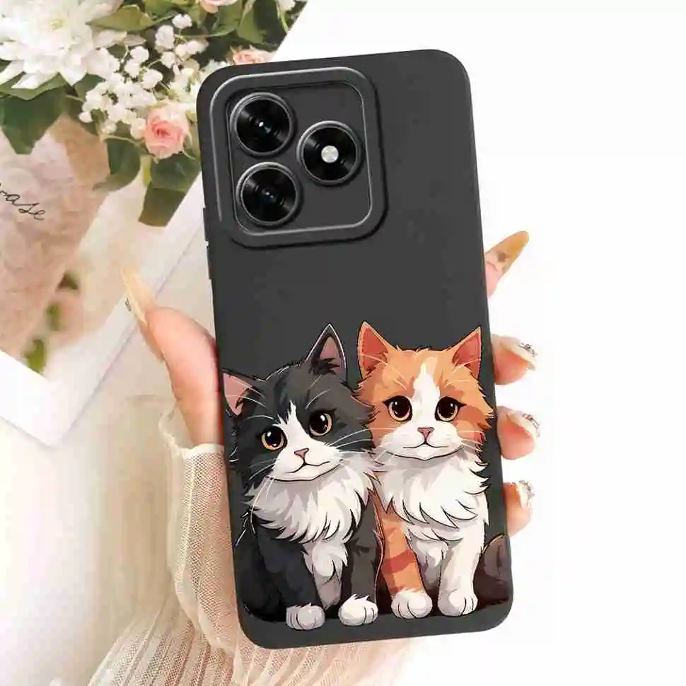 Cute Rabbit Cartoon Silicone Phone Case, Soft Protective Cover
