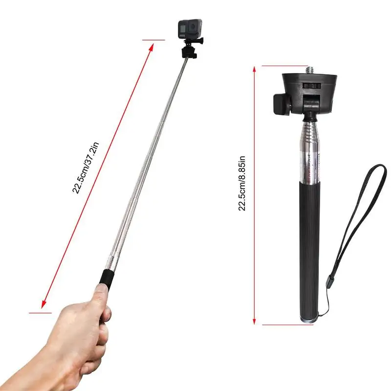 Light selfie stick tripod mini extendable monopod with wireless remote 360 degree rotation phone stand holder for phones