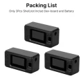3Pcs Black Shell