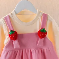 Baby Girls Clothes Cotton Long Sleeve Dress for Girls Baby Clothing 1 Year Birthday Dresses 0-3years Newborn Dress 4