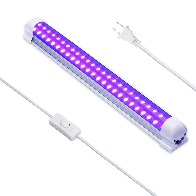 10W AC 85-265V Input UV Light Tube Bar Type Purple UVA LED Lighting 365nm 395nm KTV Bar Ink Curing 5V USB UV uv curing lamp