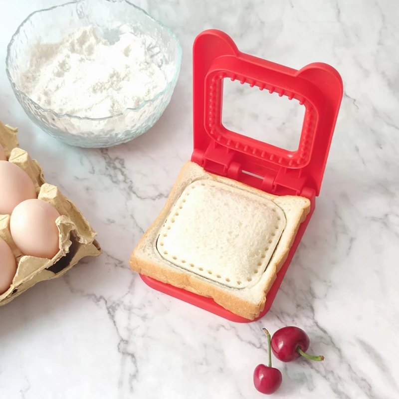 

Sandwich Cutter And Sealer Flip Sandwich Cutting Tool For Kids Lunch Stainless Steel Blade Sandwich Bread Toast Mold